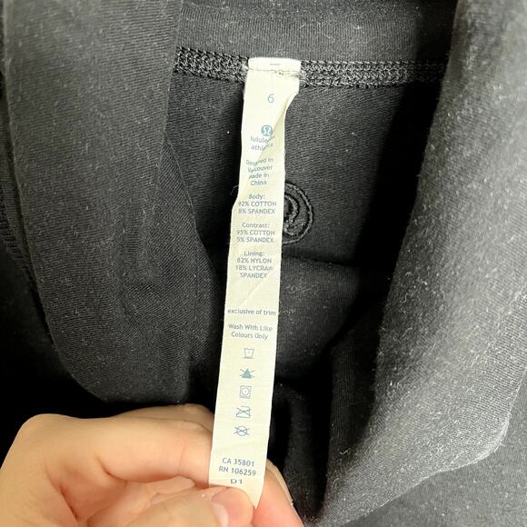 Lululemon Black Cowl Neck Sweatshirt - Picture 4 of 5